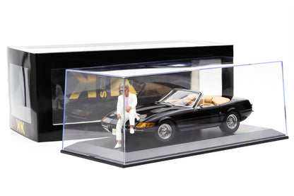 1:18 Ferrari Miami Vice 365 GTS/4 Daytona Spyder + Figur Sonny + Vitrine