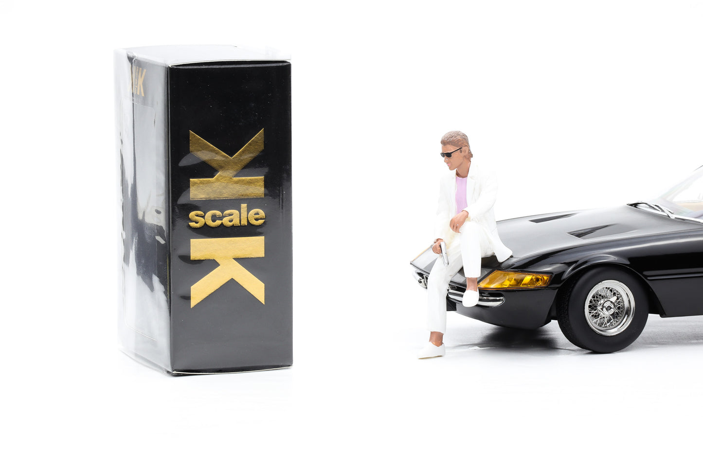 1:18 Ferrari Miami Vice Movie 365 GTS/4 Daytona Spyder 1969 mit Figur Sonny