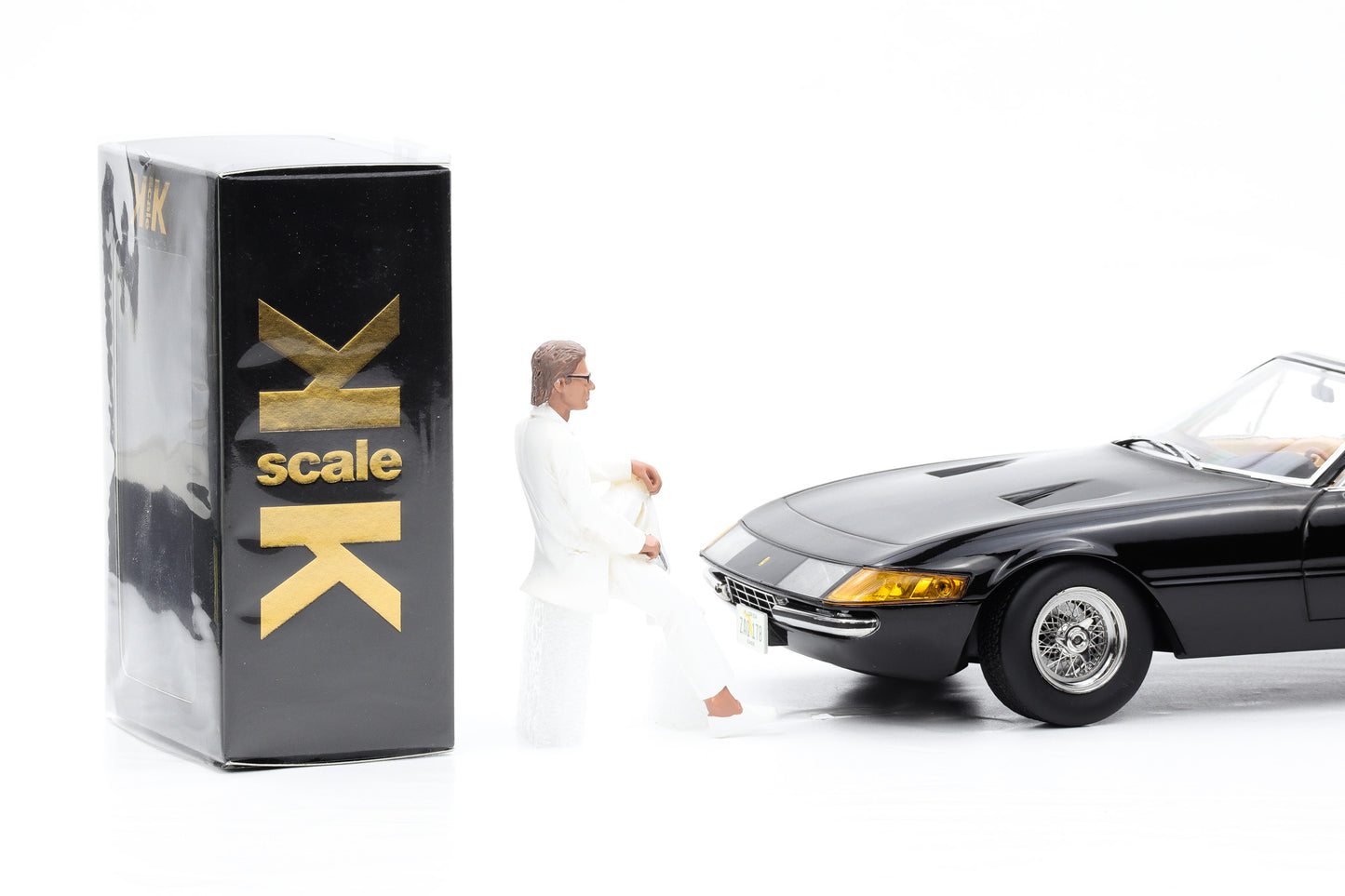 1:18 Ferrari Miami Vice Movie 365 GTS/4 Daytona Spyder 1969 mit Figur Sonny