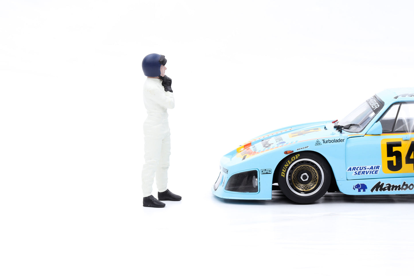 1:18 American Diorama Figur Race Day Classic Le Mans Fahrer mit Jet Helm Figuren