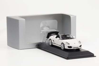 1:43 Porsche Spyder II incl. Verdeck 2010 Carraraweiß Minichamps WAP Dealer