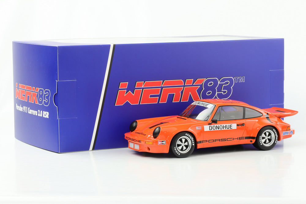 1:18 Porsche 911 Carrera 3.0 RSR #1 Sieger IROC 1974 Donohue Werk83