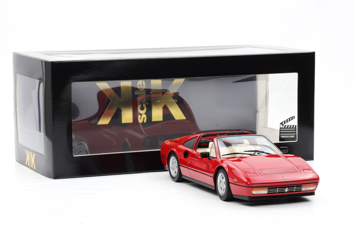 1:18 Ferrari 328 GTS rot 1985 Film Beverly Hills Cop II Moviecar KK Scale
