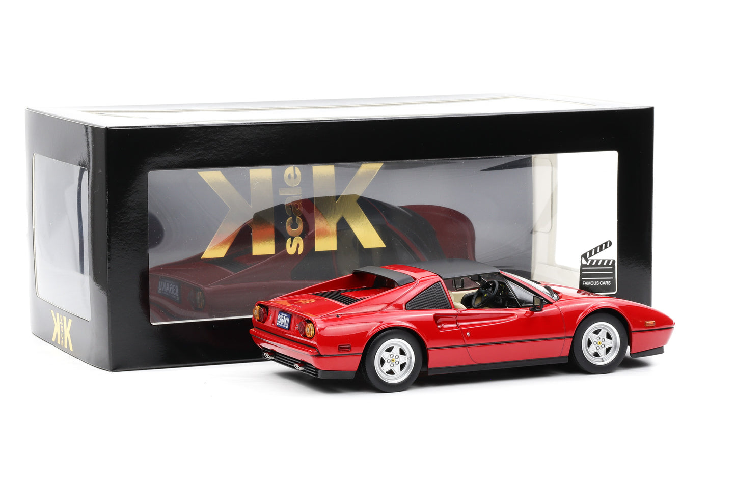 1:18 Ferrari 328 GTS rot 1985 Film Beverly Hills Cop II Moviecar KK Scale