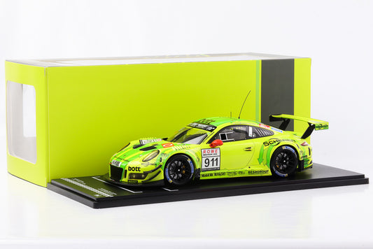 1:18 Porsche 911 GT3 R Manthey Racing 2018 VLN Nürburgring Vainqueur IXO