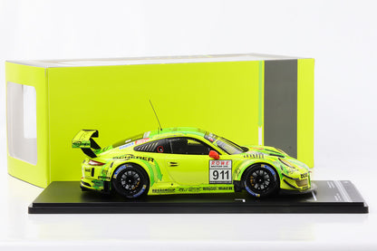 1:18 Porsche 911 GT3 R Manthey Racing 2018 VLN Nürburgring Winner IXO