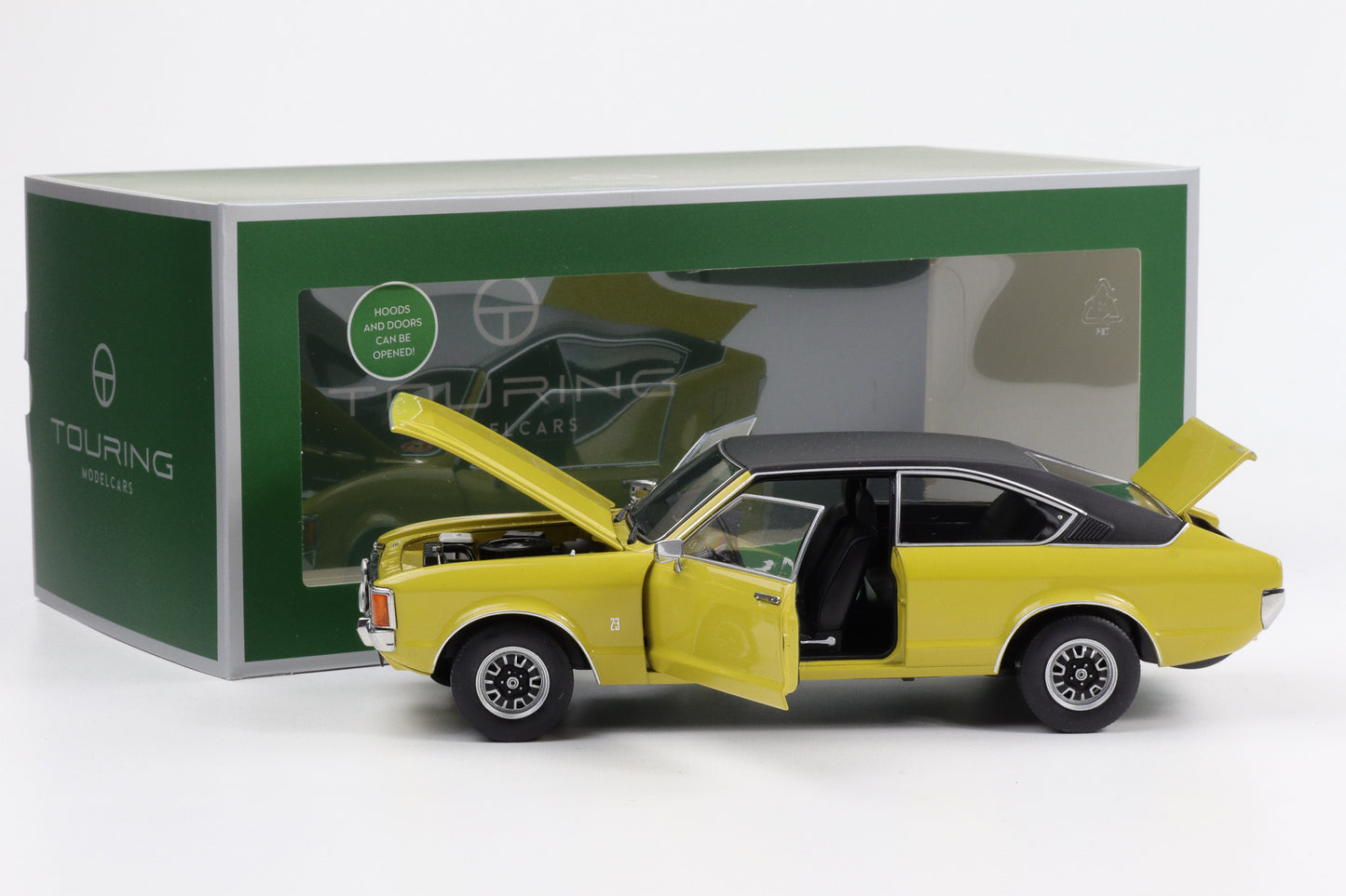 1:18 Touring Modelcars  Ford Granada Consul Coupé GT 2.3 Daytona yellow
