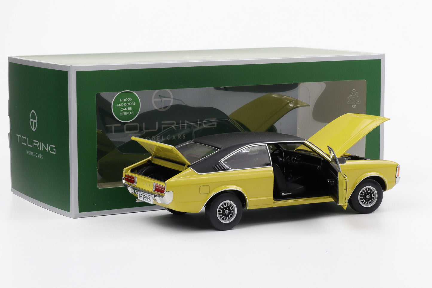 1:18 Touring Modelcars  Ford Granada Consul Coupé GT 2.3 Daytona yellow