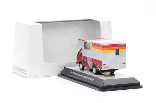 1:43 Premium Classixxs VW T3a Pritschenwagen rot Tischer Camping