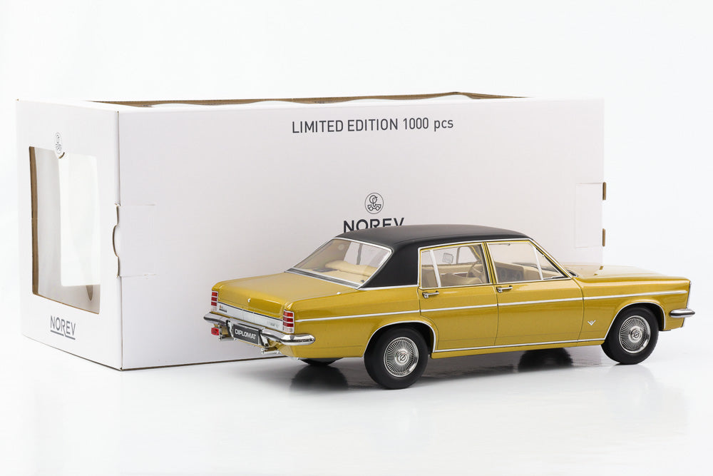 1:18 Opel Diplomat V8 1969 gold metallic Norev – motor-circuit