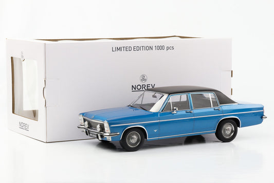 1:18 Opel Diplomat V8 1969 azul metálico Norev