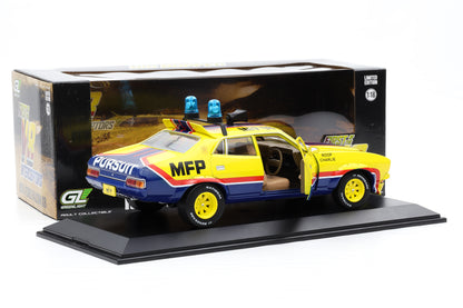 1:18 Ford Falcon Mad Max XB V8 Interceptors Big Bopper 1974 Greenlight +Vitrine