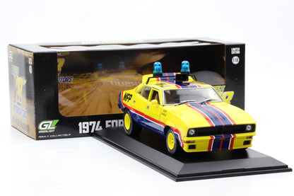 1:18 Ford Falcon Mad Max XB V8 Interceptors Big Bopper 1974 Greenlight +Vitrine