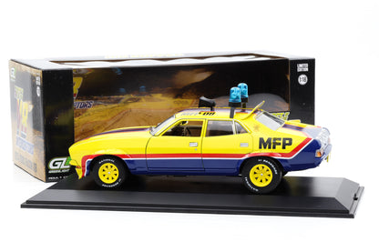 1:18 Ford Falcon Mad Max XB V8 Interceptors Big Bopper 1974 Greenlight +Vitrine