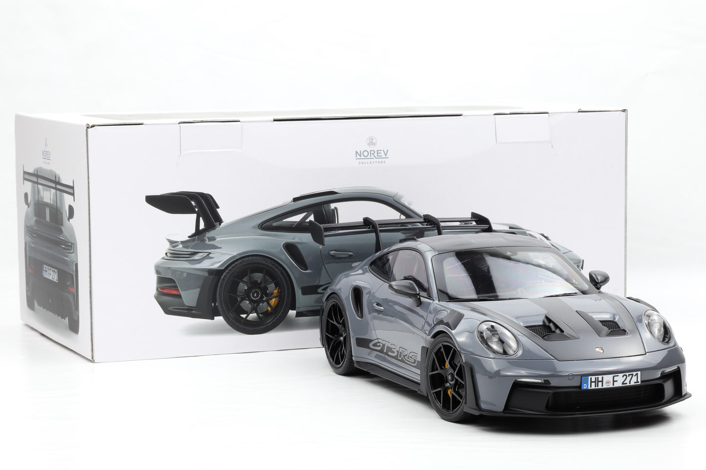 1:12 Norev Porsche 911 GT3 RS Weissack Package 2022 Arctic grey black / 200 pcs