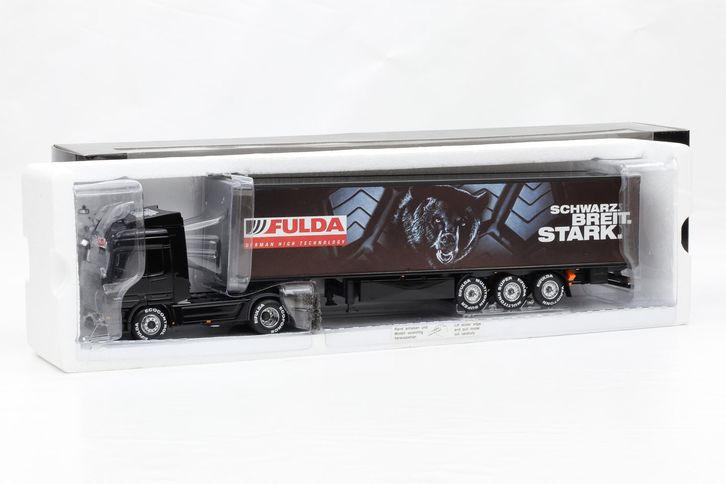 1:43 Minichamps LKW Mercedes-Benz Actros 1844LS Koffersattelzug Fulda