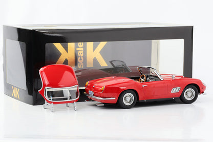 1:18 法拉利 250 GT California Spider 美国版 1960 红色 KK 比例压铸