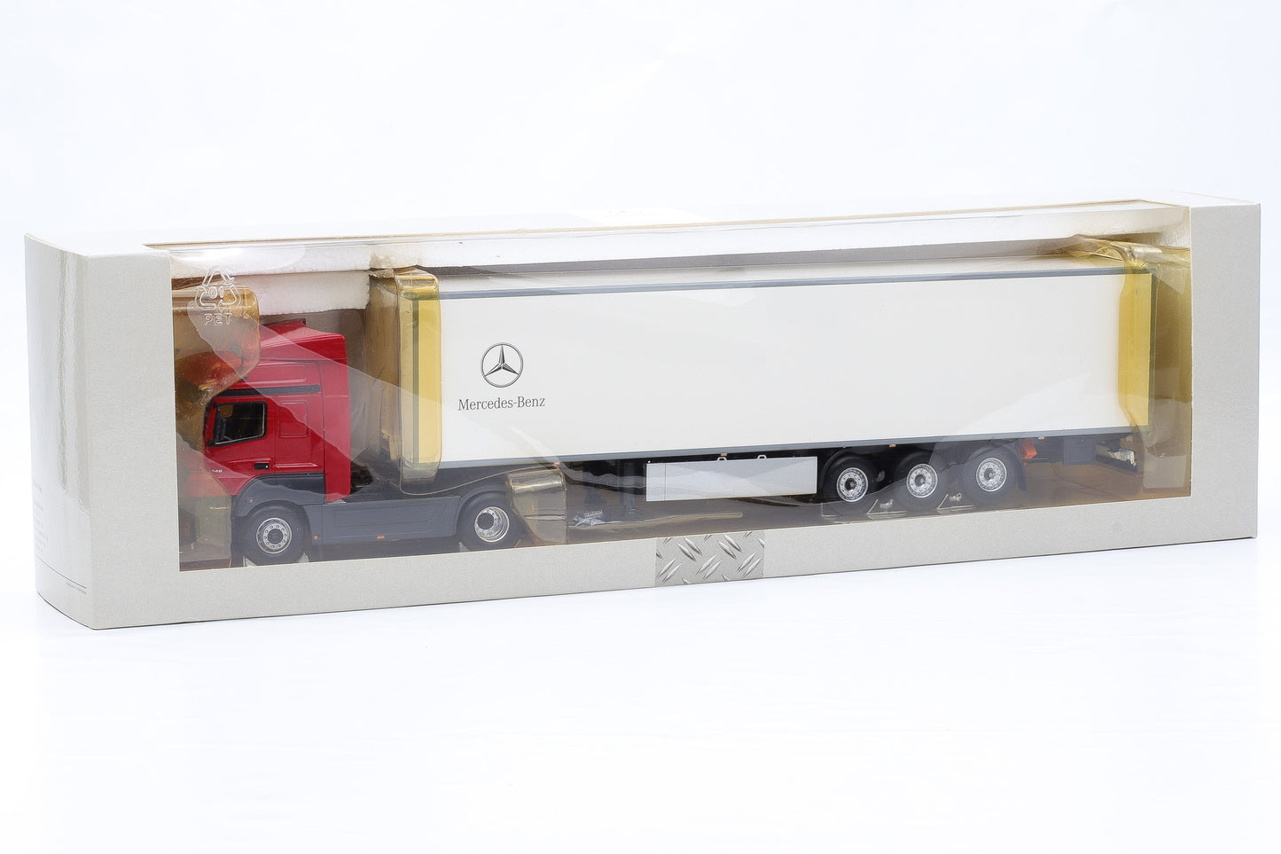 1:43 Minichamps LKW Mercedes-Benz Axor Koffertelzug / Arctic Box Truck - Defekt