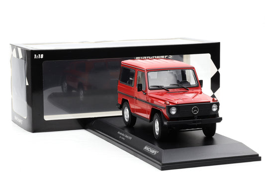 1:18 Minichamps Mercedes G-Klasse 300GD SWB W460 G-Modell red 1980