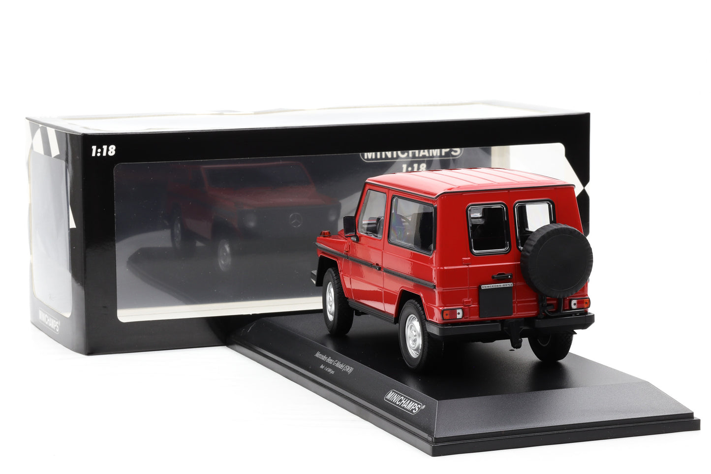 1:18 Minichamps Mercedes G-Klasse 300GD SWB W460 G-Modell red 1980