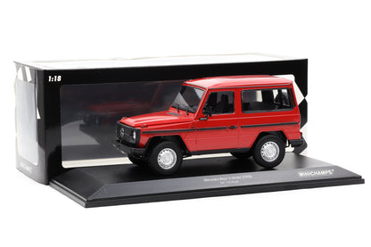 1:18 Minichamps Mercedes G-Klasse 300GD SWB W460 G-Modell red 1980