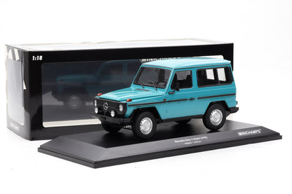 1:18 Minichamps Mercedes G-Modell 300GD SWB W460 G-Klasse turquoise 1980
