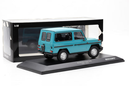 1:18 Minichamps Mercedes G-Modell 300GD SWB W460 G-Klasse turquoise 1980