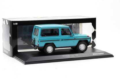 1:18 Minichamps Mercedes G-Modell 300GD SWB W460 G-Klasse turquoise 1980