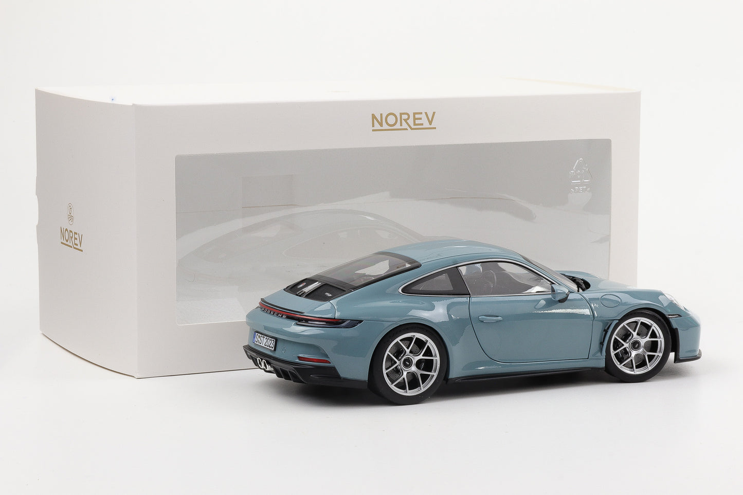 1:18 Norev Porsche 911 992 S/T Coupe 2023 Meisenblau 187470