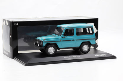 1:18 Minichamps Mercedes G-Modell 300GD SWB W460 G-Klasse turquoise 1980