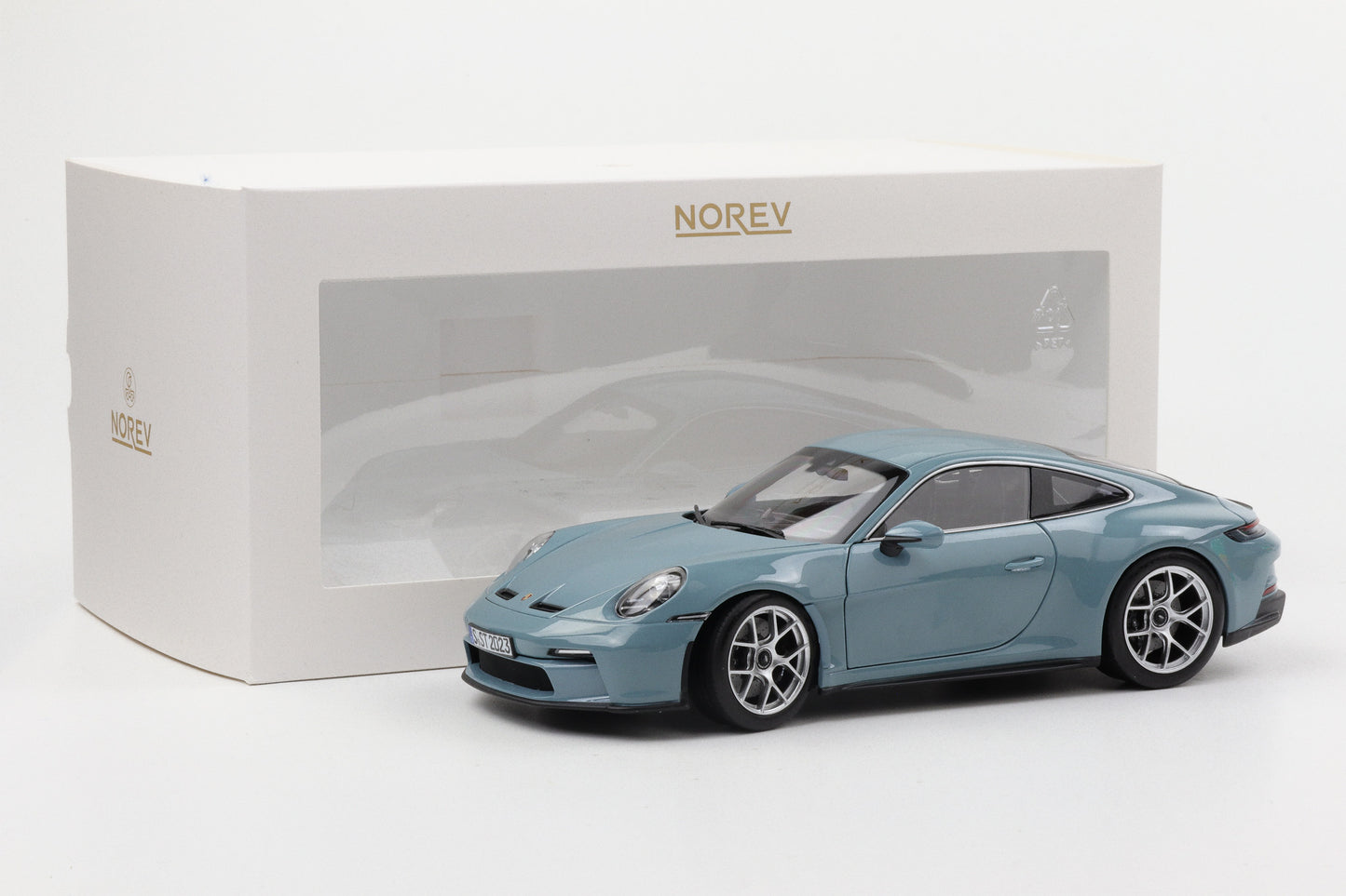 1:18 Norev Porsche 911 992 S/T Coupe 2023 Meisenblau 187470