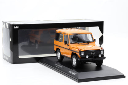 1:18 Minichamps Mercedes G-Klasse 300GD SWB W460 G-Modell orange 1980