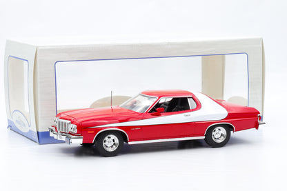 1:18 Ford Gran Torino Starsky and Hutch 1975 red/white diecast MCG18005