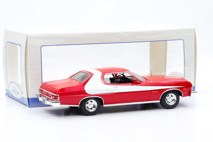 1:18 Ford Gran Torino Starsky and Hutch 1975 red/white diecast MCG18005