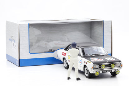 1:18 Opel Commodore GS/E Rallye Monte Carlo 1971 Grender Pagani + Figur