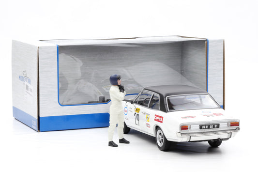 1:18 Opel Commodore GS/E Rallye Monte Carlo 1971 Grender Pagani + Figur