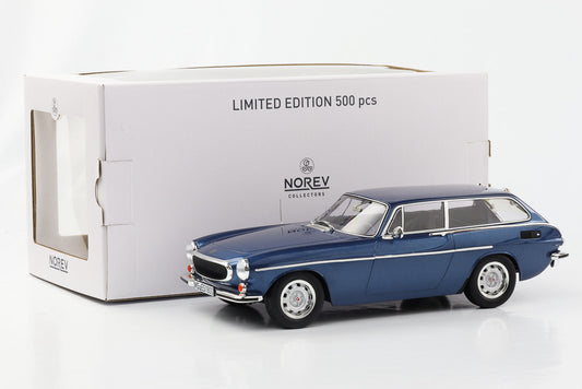 1:18 Volvo 1800 ES 1973 blu scuro con interni neri Norev