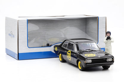 1:18 Opel Rekord C 1900 Schwarze Witwe 1967 + Figur MCG diecast