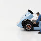 1:18 Figure Mechanic Doug Suit Blue Fill Oil American Diorama Figures