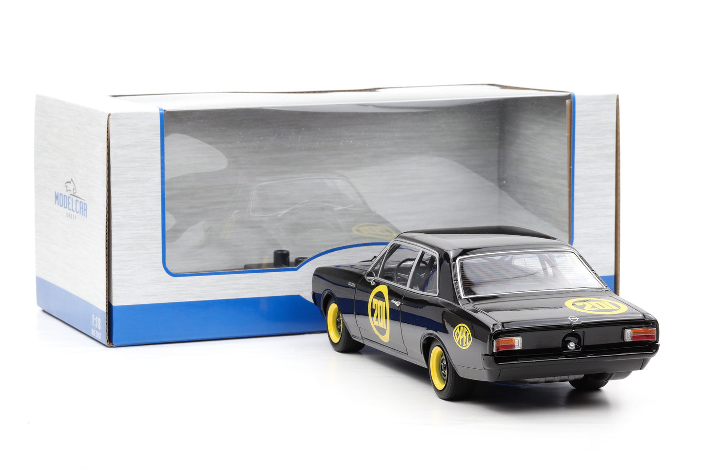 1:18 Opel Rekord C 1900 Schwarze Witwe 1967 diecast MCG18560