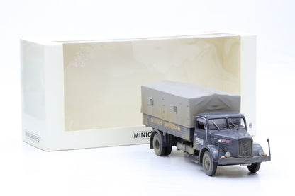 1:43 Minichamps LKW Henschel Lkw Deutsche Bundesbahn / gebraucht - Spiegel re fehlt