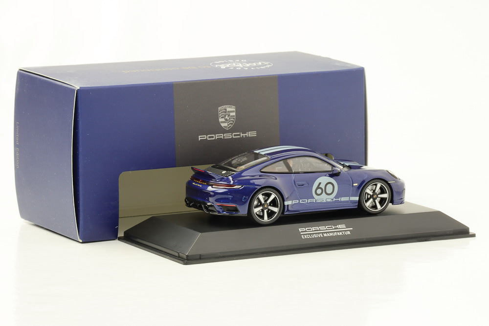1:43 Porsche 911 992 Sport Classic #60 enzianblau Spark WAP dealer