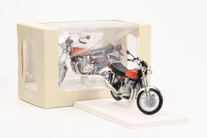 1:18 Kawasaki Z900 orange 1973 Motorrad Bike Norev 182031