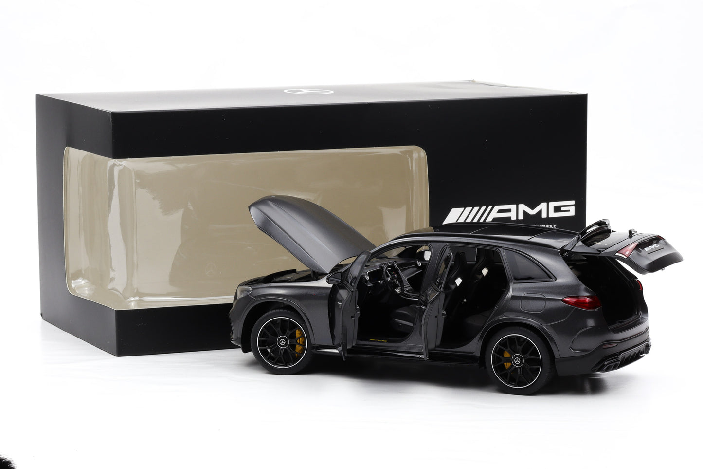 1:18 Mercedes-Benz AMG GLC X254 63 AMG Edition 1 graphitgrau magno NZG