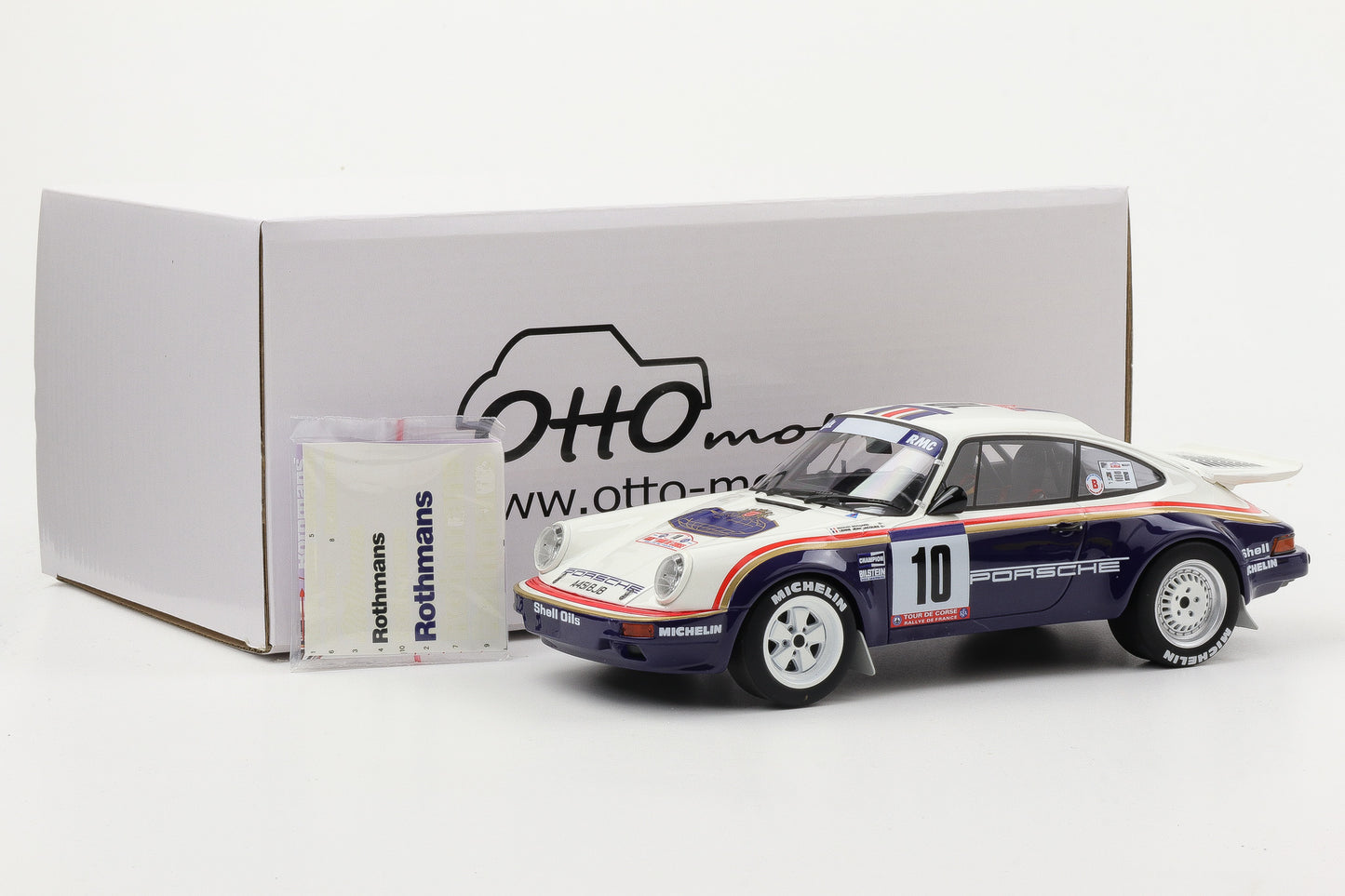 1:18 Porsche 911 SC Carrera SC/RS Rallye Tour de Corse 1985 #10 OT173