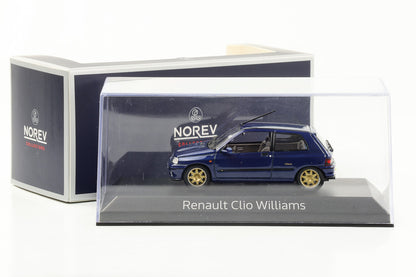 1:43 Renault Clio Williams 1996 blaumetallic Norev 517521