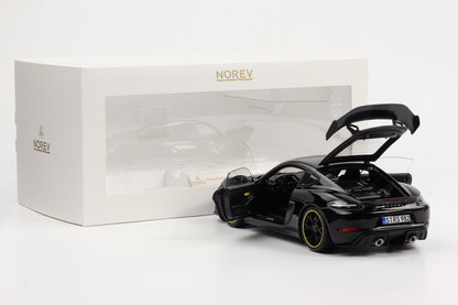 1:18 Norev Porsche 718 Cayman GT4 RS Weissach schwarz 187251 limited