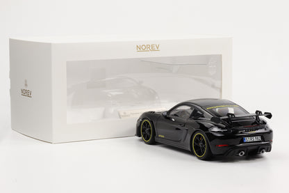 1:18 Norev Porsche 718 Cayman GT4 RS Weissach schwarz 187251 limited