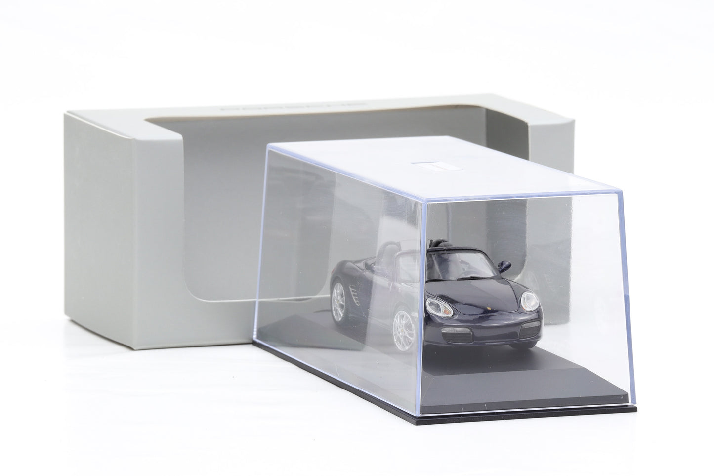 1:43 Schuco Porsche Boxster (987) 2005 blau DEALER WAP02020015