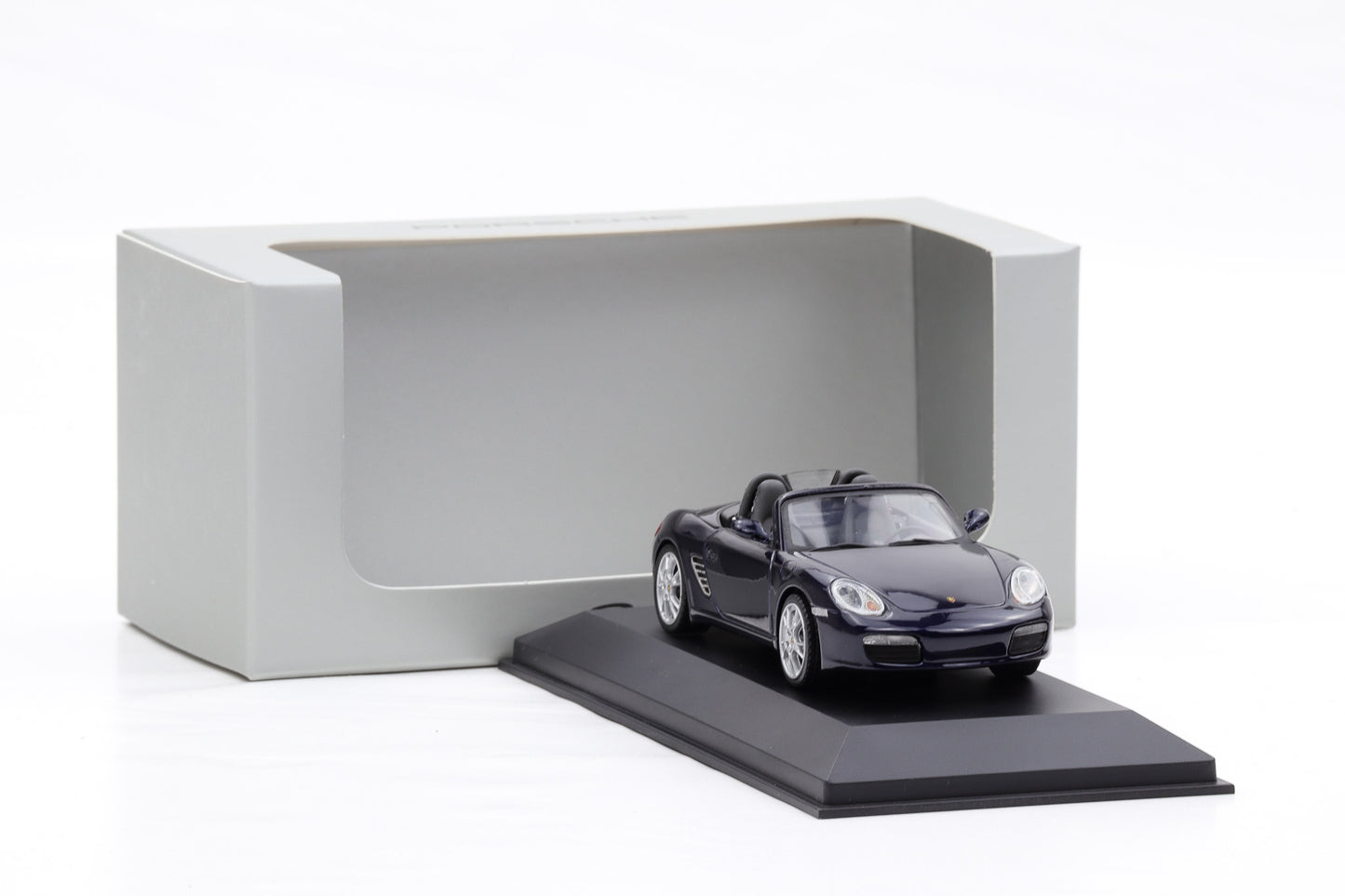 1:43 Schuco Porsche Boxster (987) 2005 blau DEALER WAP02020015